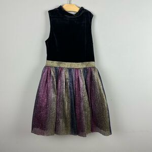 Zunie Black and Purple dress sz 12